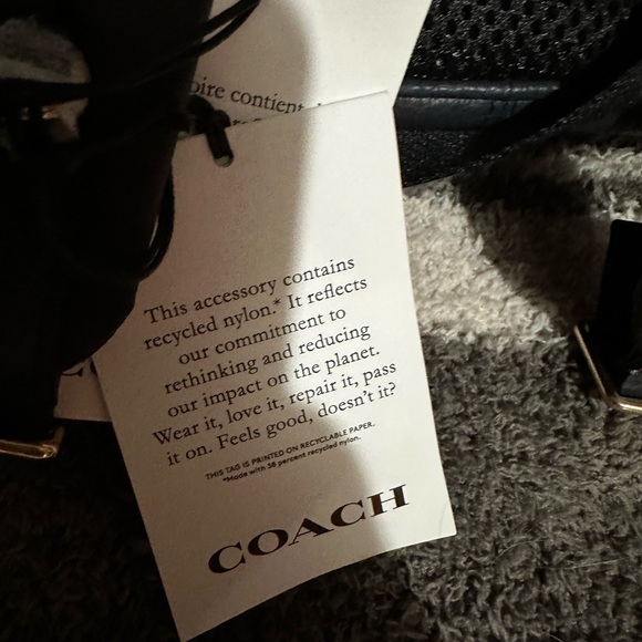 NWT Coach Court Backpack With Ruching - Picture 10 of 10